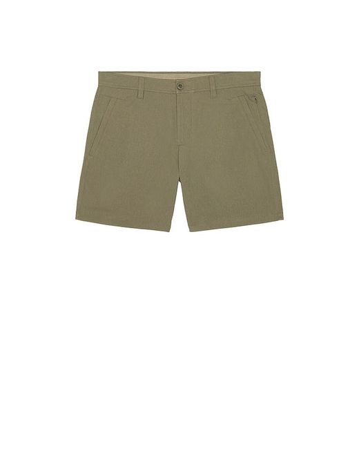 Rhone Green 7 Nomad Tech Chino Short for men