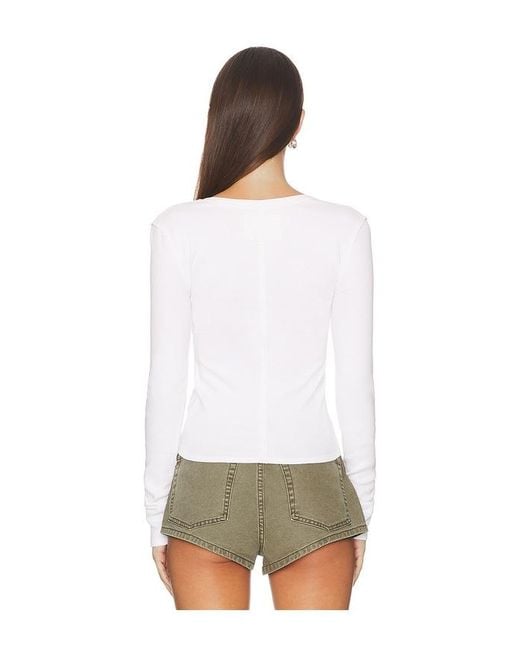 Free People White X We The Free Neria Long Sleeve