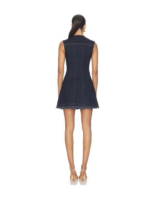 Jonathan Simkhai Blue Hanley Sleeveless Mini Dress