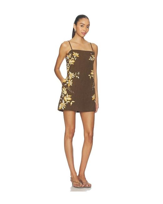 Hemant & Nandita Natural Mini Dress
