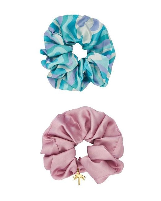 Frasier Sterling Blue Low Tide Scrunchie Set