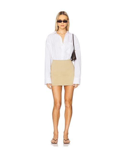 Citizens of Humanity White Amal Mini Skirt