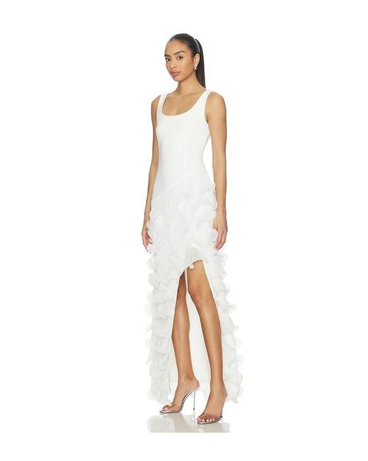Elliatt White Veda Hi-Lo Gown