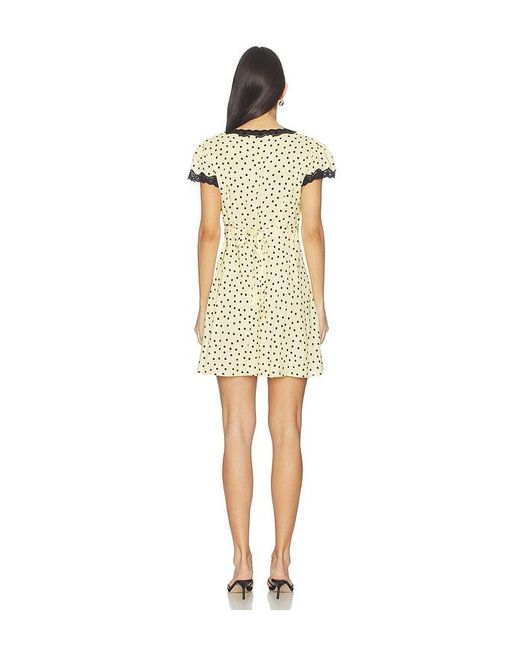Rixo Natural Cely Dress