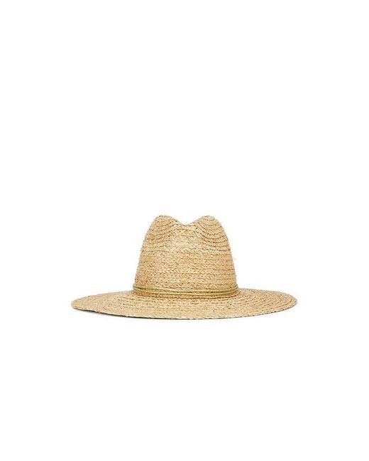 Hat Attack Multicolor Raffia Braid Continental Fedora Hat