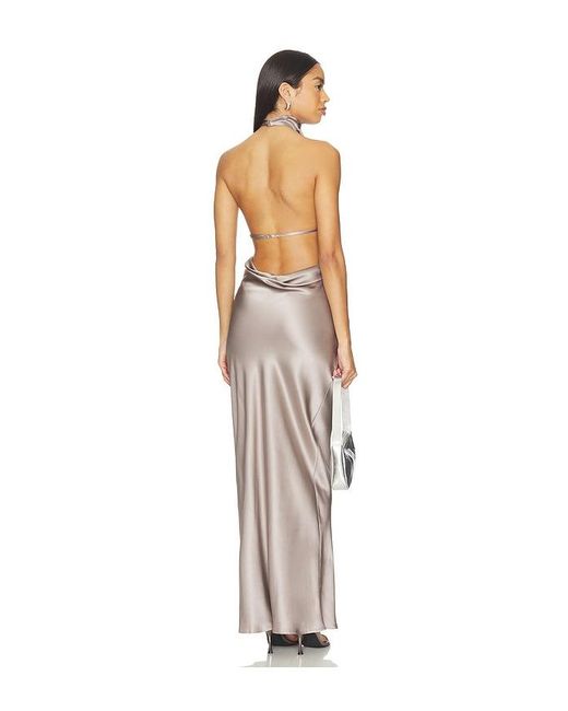 Amanda Uprichard Natural Santana Gown