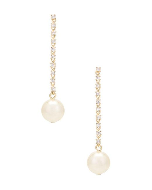Pendientes laney BaubleBar de color White