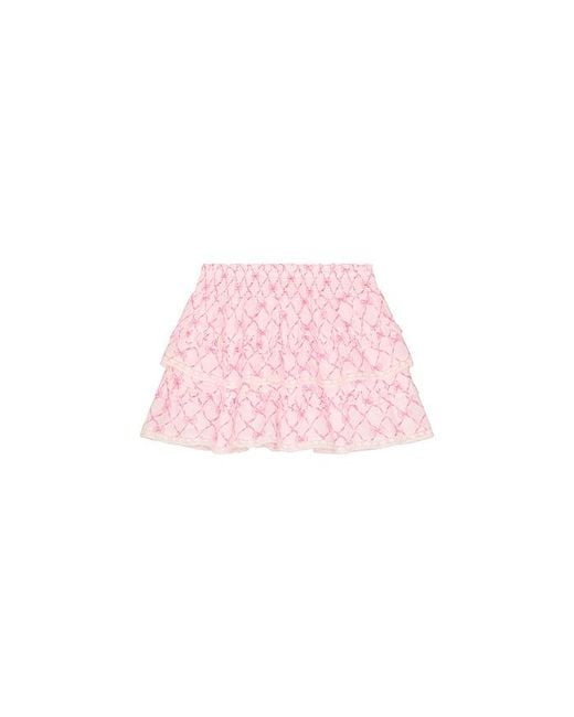 LoveShackFancy Pink Tween Billie Skirt