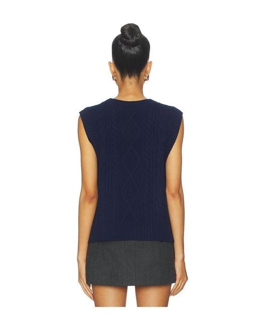 Malbon Blue Elspeth Sweater Vest
