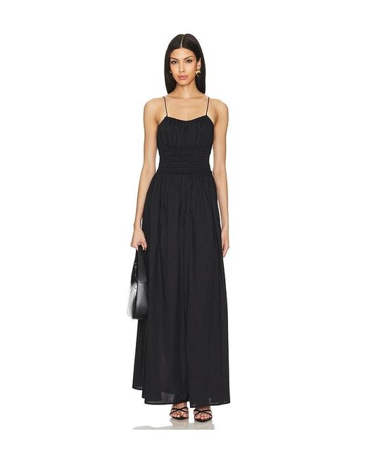 Faithfull The Brand Black Baia Maxi Dress