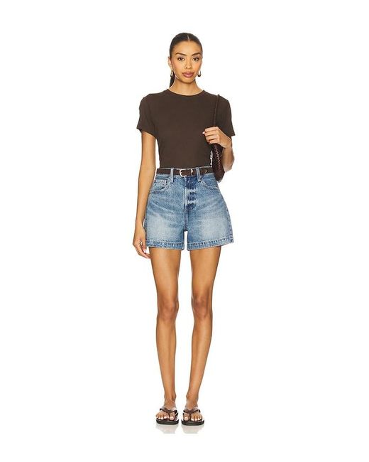 Pistola Blue Saige High Rise A-Line Short