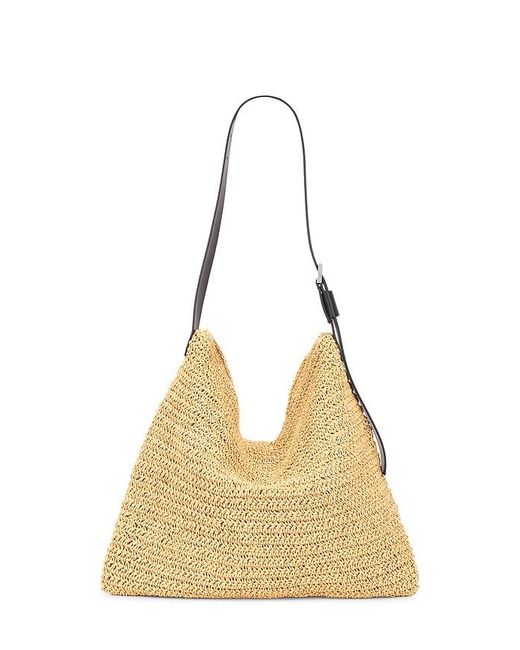 AllSaints Natural Asha Paper Shoulder Bag