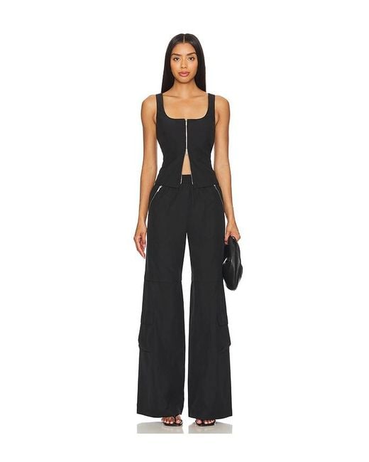 Amanda Uprichard Black Gia Pants