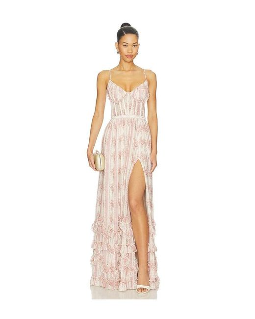 V. Chapman Natural Carmen Maxi Dress