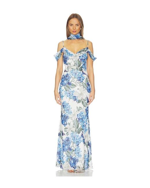 Sonya Moda Blue Rosalie Dress