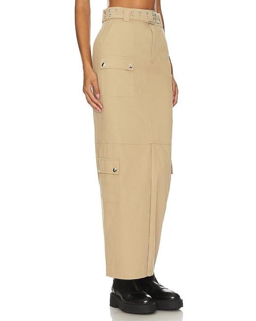 Lovers + Friends Natural Remy Maxi Skirt
