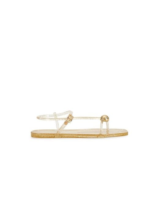 Loeffler Randall White Dana Strappy Jelly Sandal