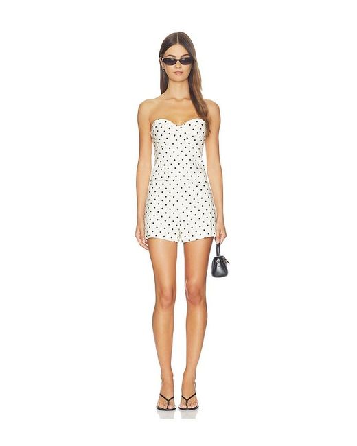 MAJORELLE White Tori Linen Short