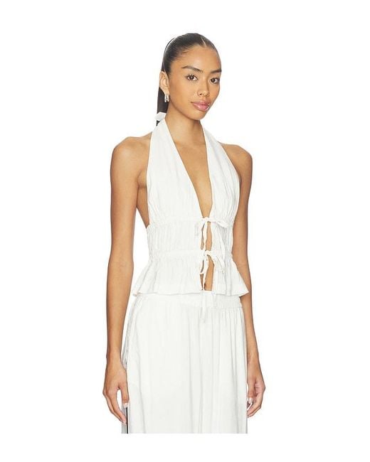 LSPACE White August Top
