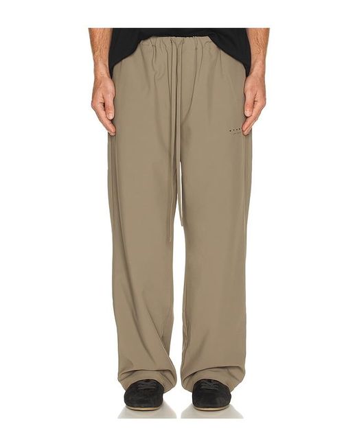 Stampd White Nylon Wide Leg Pant for men