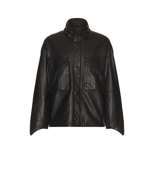 AllSaints Black Halton Jacket for men