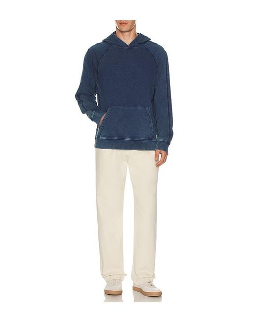 Fair Harbor Blue Saltaire Hoodie for men