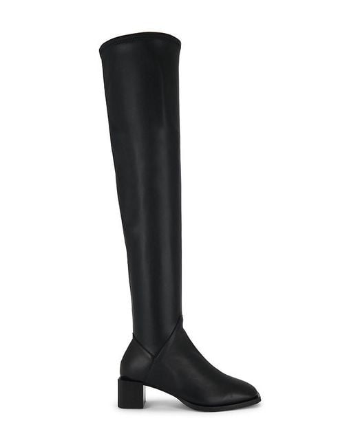 AllSaints Black Avril Over The Knee Boot