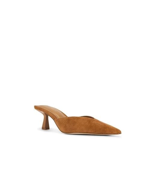 Steve Madden White Mod Mule Pump