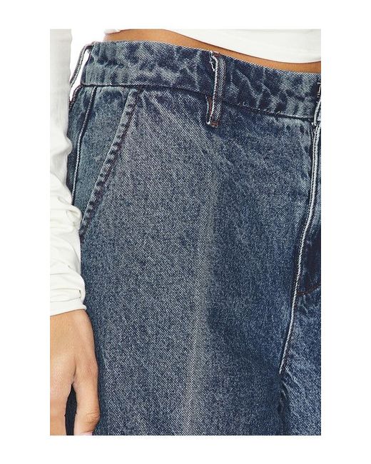 GRLFRND Blue Sutton Wide Leg Trouser Jeans