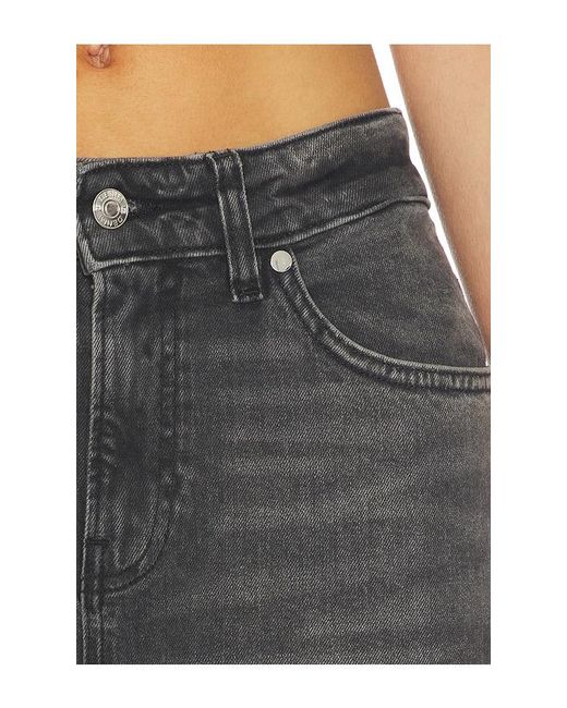 EB DENIM Gray Alida Loose Bowed