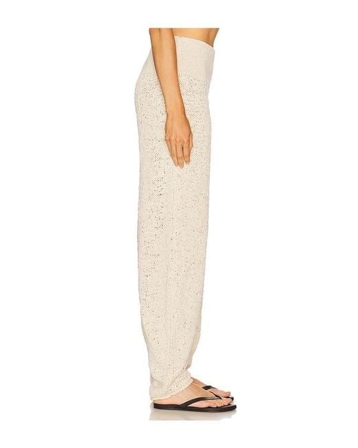 Helsa White Janize Knit Pant