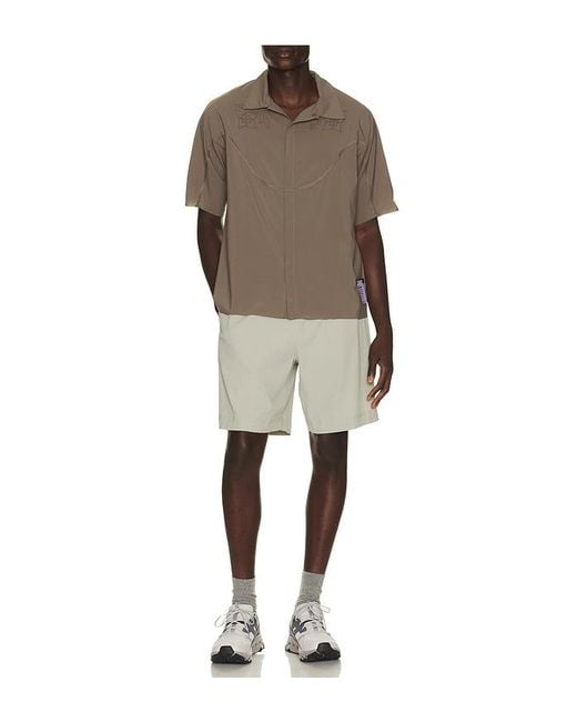 Satisfy Multicolor Peaceshell River Shirt Short Sleeves for men