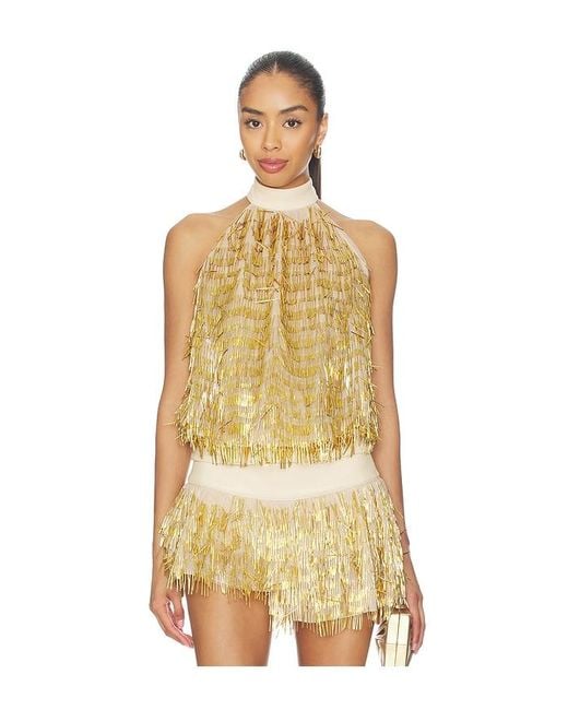CULTNAKED Yellow Copacabana Top