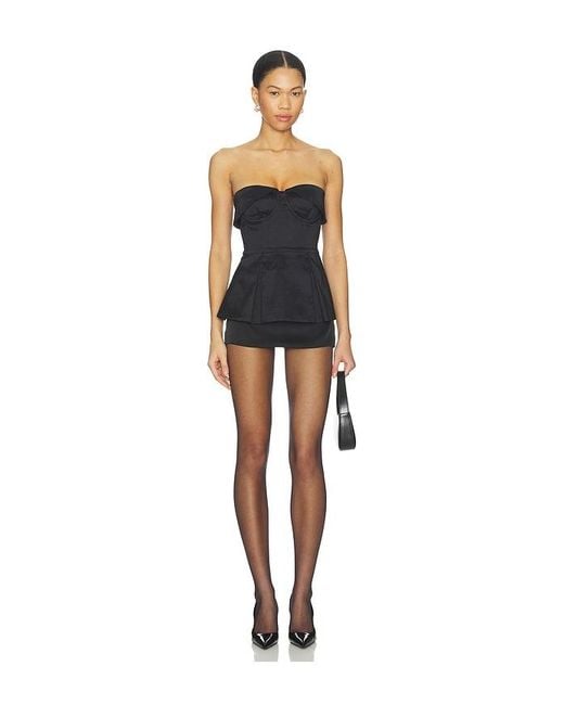MAJORELLE Black Shea Top