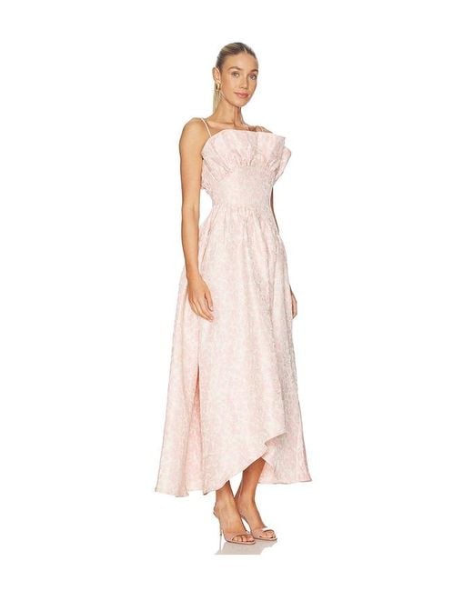 Elliatt Multicolor Floralie Strapless Gown