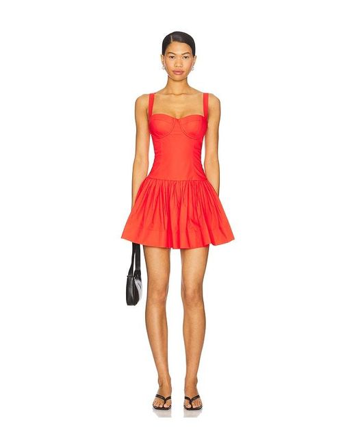 knee length dresses for ladies Cara Cara Santiago Midi Dress Evening Blue