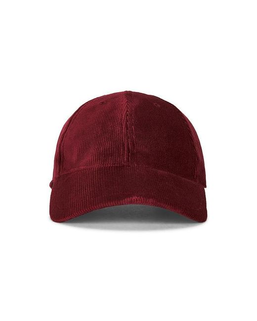 Rag & Bone Red Harlow Baseball Cap