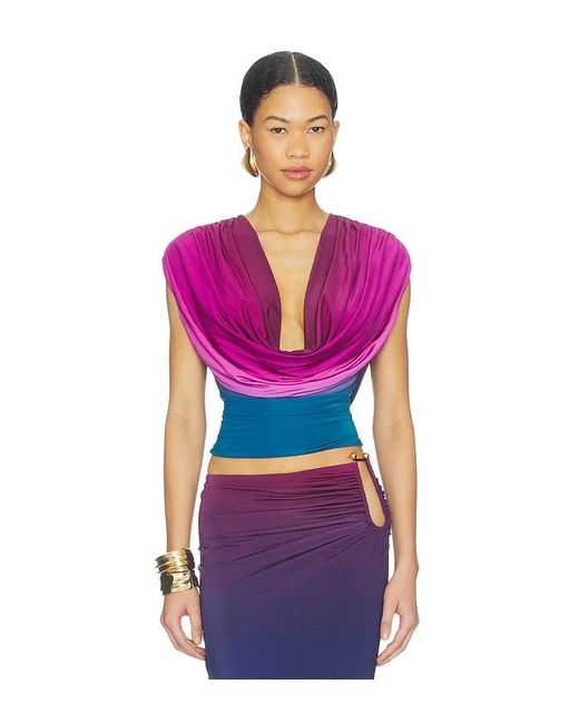 AFRM Purple Dexter Top