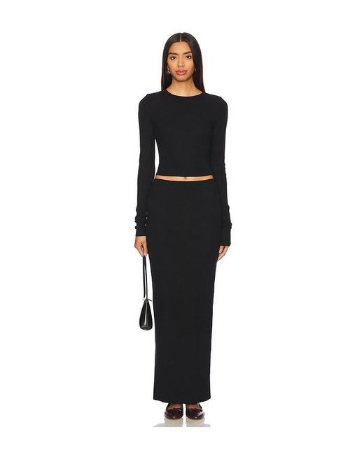 ÉTERNE Black Emma Skirt