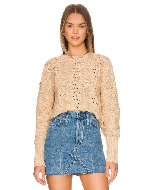 Free People Bell Song Pullover in Blue | Lyst