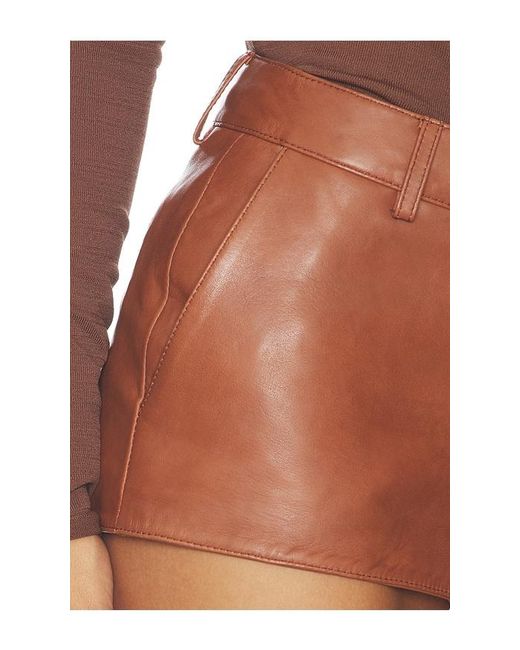 retroféte Multicolor Valesia Leather Short