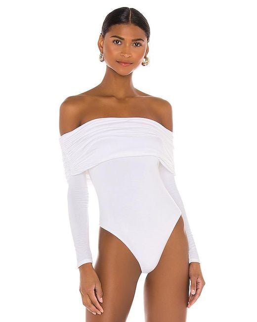 Lovers + Friends Blue Fatima Bodysuit