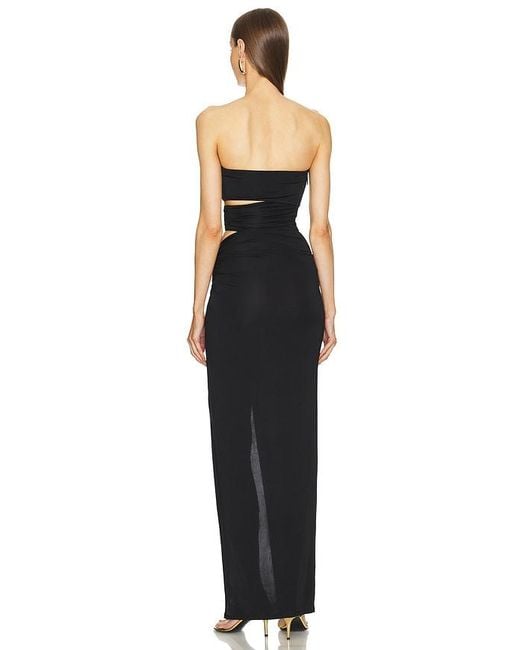 Michael Costello Black X Revolve Nathaly Maxi Dress