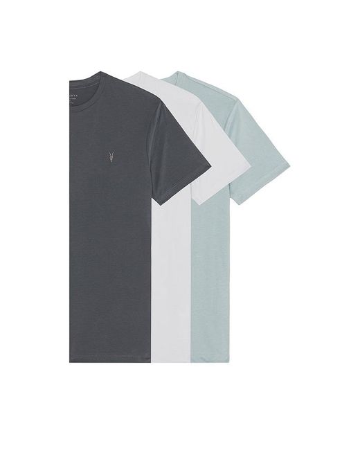 AllSaints Black Brace Crew Neck Tee 3 Pack for men