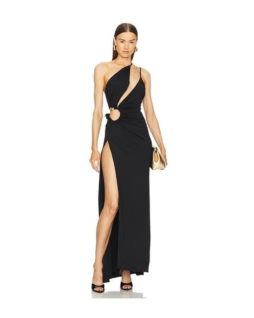 Michael Costello Black X Revolve Trista Gown