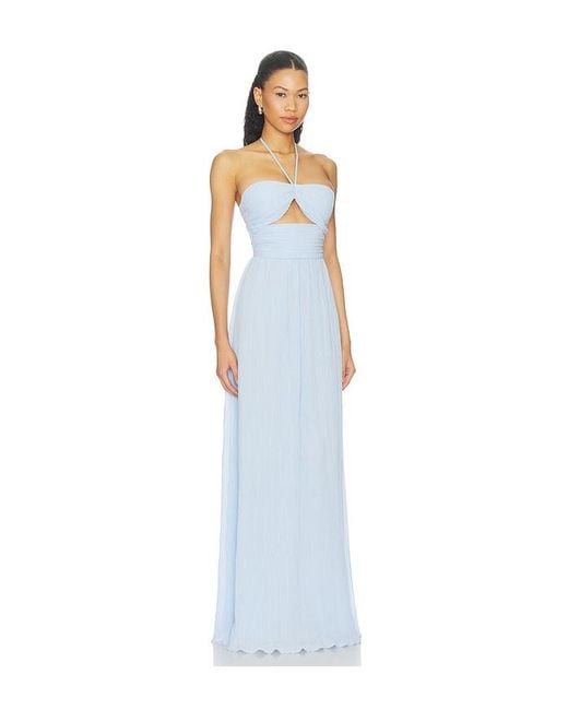 Lovers + Friends White Delilah Gown
