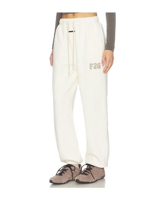 Fear Of God White Classic Fleece Sweatpant