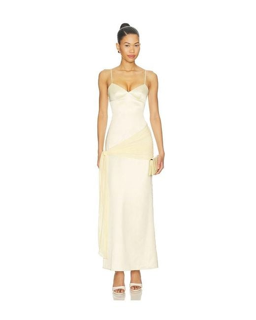 MAJORELLE White Emmie Gown