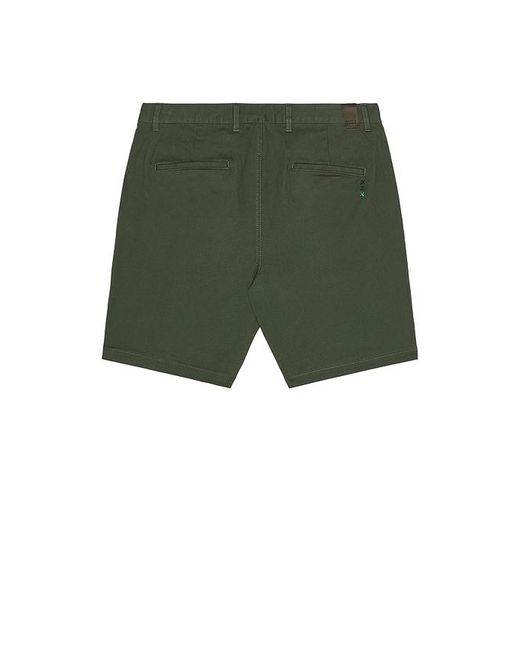 Scotch & Soda Green Stuart Washed Shorts for men