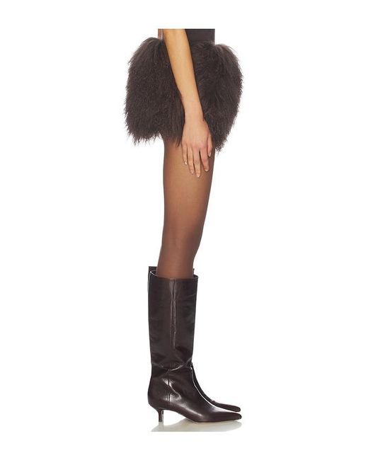 OW Collection Black Thea Mini Skirt